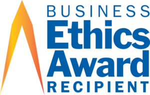 Business Ethics Award Recipient badge